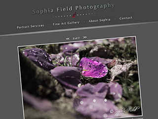 Sophia Field Photography Screenshot