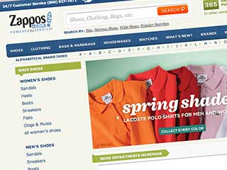 Zappos Screenshot